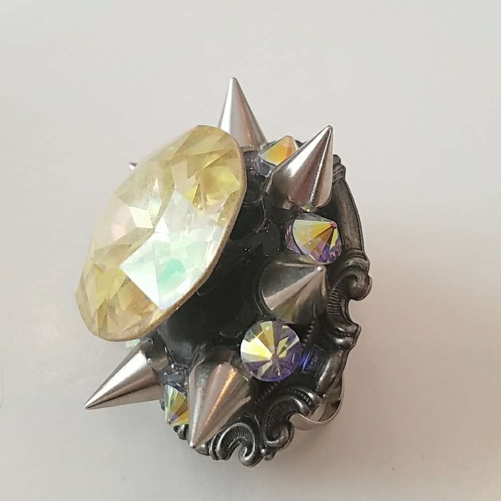GASOLINE GLAMOUR DELUXE RING LEMON round - Picture 6 of 6